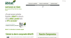 Desktop Screenshot of cartuchostoner.net