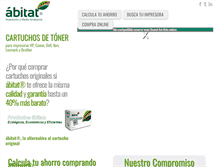 Tablet Screenshot of cartuchostoner.net